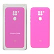 قاب سیلیکونی پاک کنی محافظ لنزدار اورجینال Xiaomi Redmi Note 9 / Redmi 10X 5G / Redmi 10X Pro 5G - صورتی فانتزی (پک اصلی)